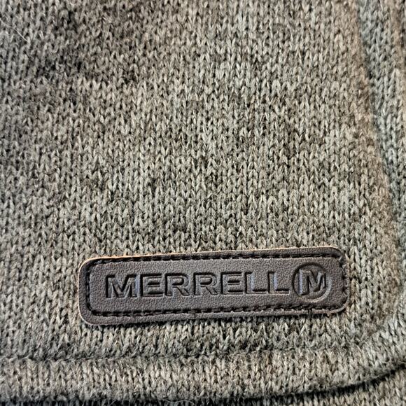 Merrell Delilah Fleece Hooded Sweater/Jacket Long Sleeve Small Olive Green - Picture 4 of 9